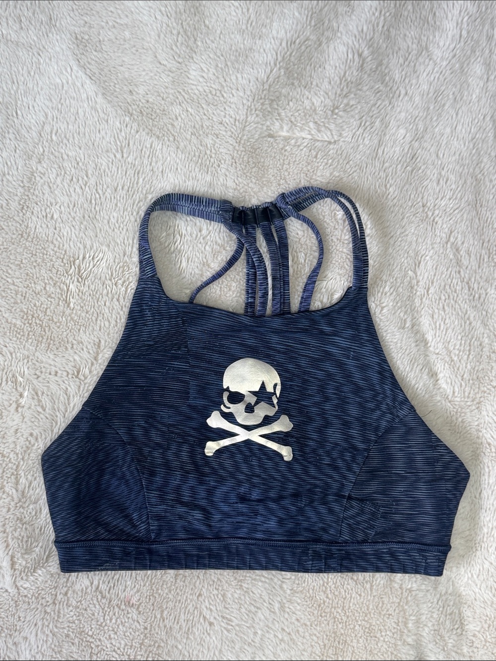 Lululemon X Soul Cycle Align Bra Size 6 Skull
